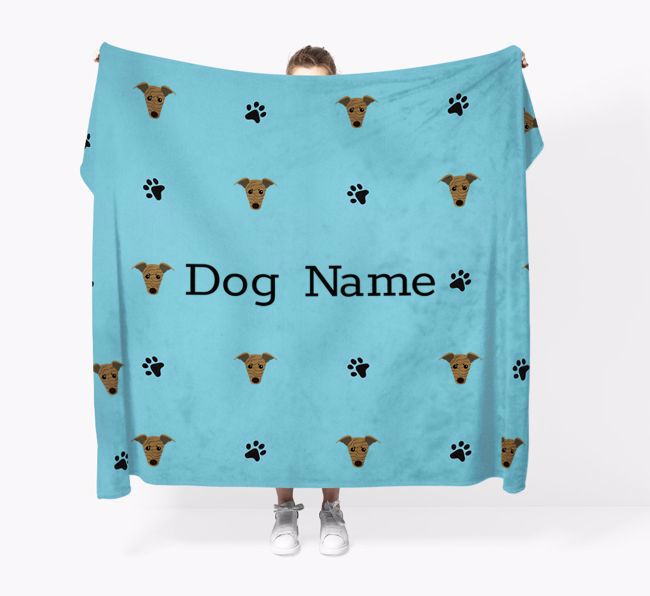 'Paw Pattern' - Personalised {breedFullName} Blanket